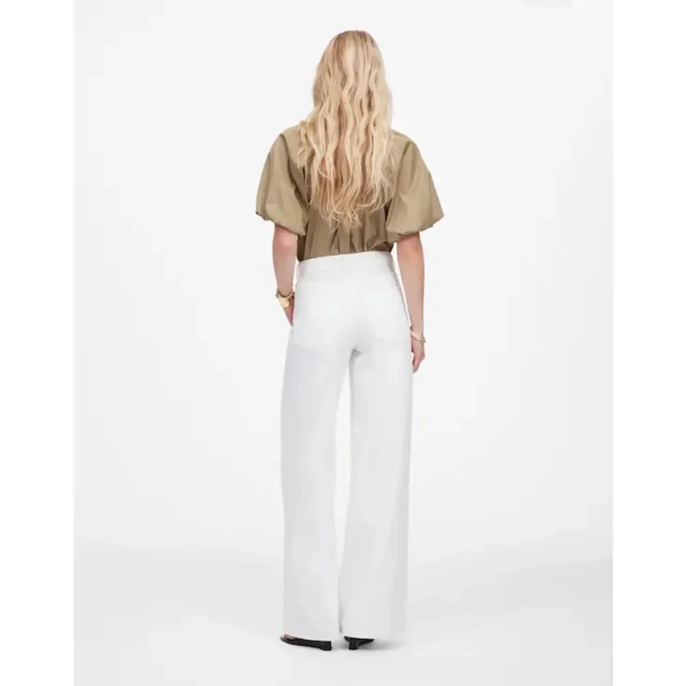Madewell White Wide-Leg Jeans - Picture 2 of 16